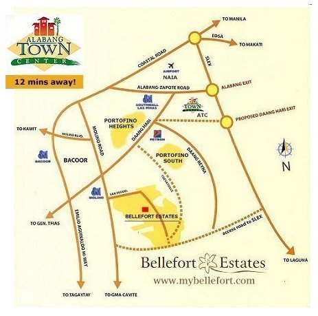 Bellefort Estates Map Bellefort Estates Map